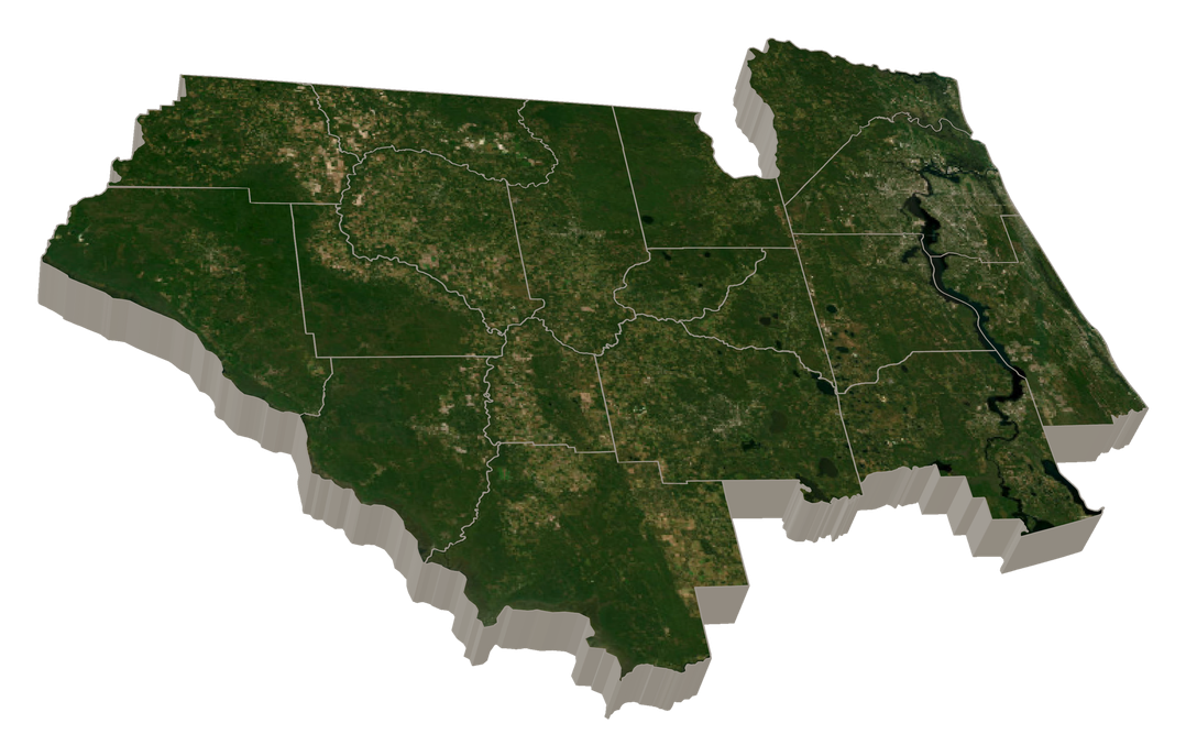 FDOT District Two 3D map